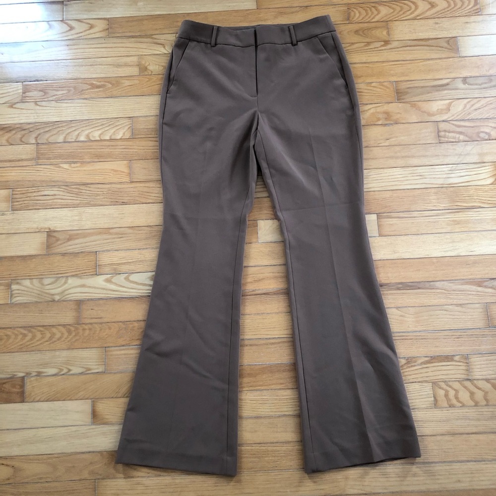 Rw&co Flare Leg High Rise Trousers in classic camel